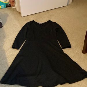 Merona 3/4 sleeve Black v-neck dress